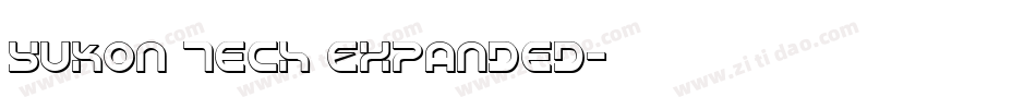 Yukon Tech Expanded字体转换